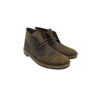 Clarks Men's Bushacre 2 Casual Chukka Boot Beeswax Brown Size 8.5M